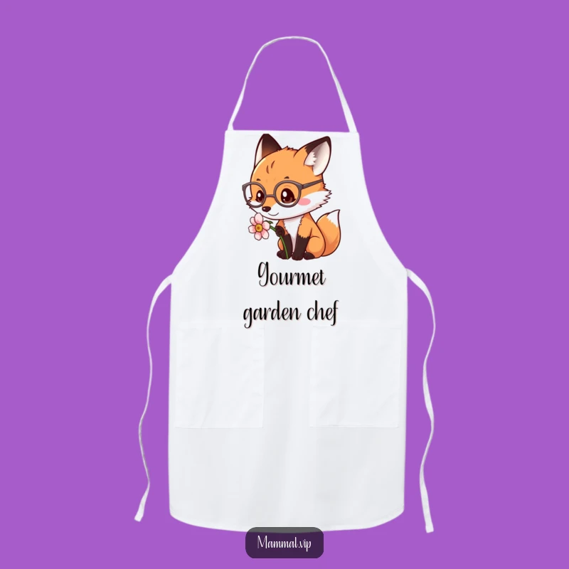 Funny Fox Chef Apron - Culinary Curiosity Kitchen Attire Gift