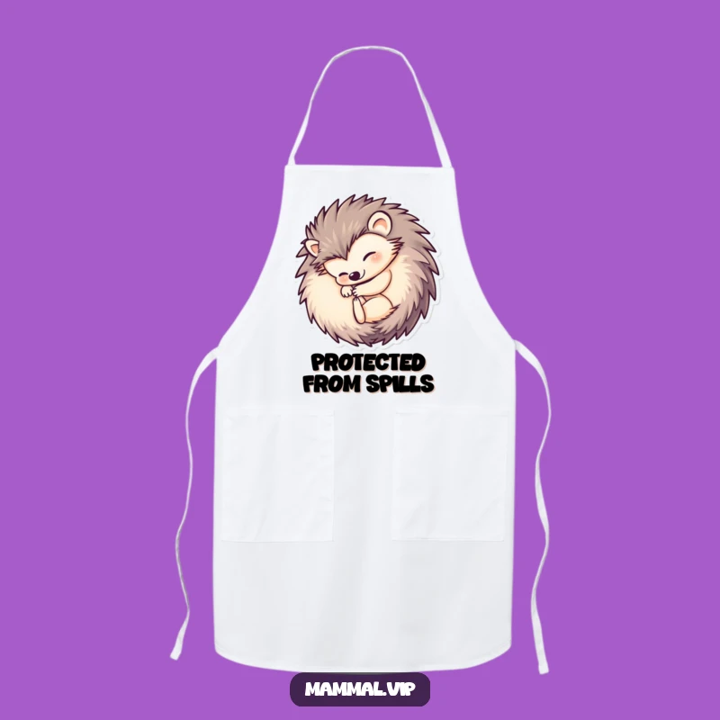 Funny Hedgehog Ball Apron: Cook with Comedic Protection and Style