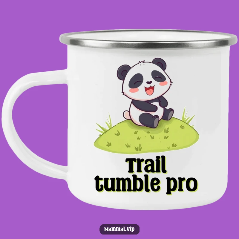 Funny Panda Camping Mug: Giggles Around the Campfire!