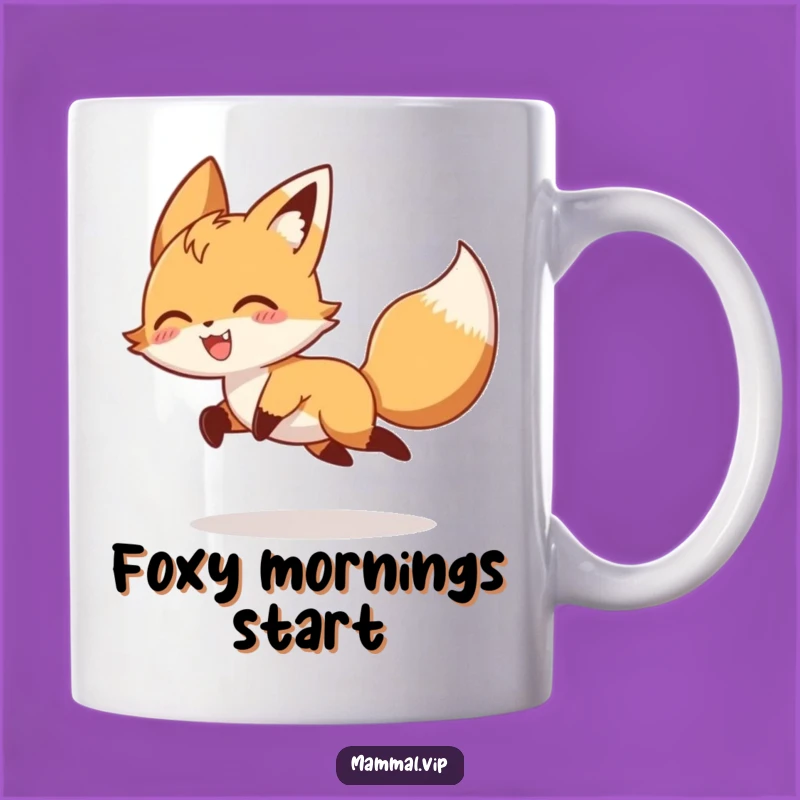 Funny Fox Tail Chasing Mug: A Hilarious Pet Lover Gift