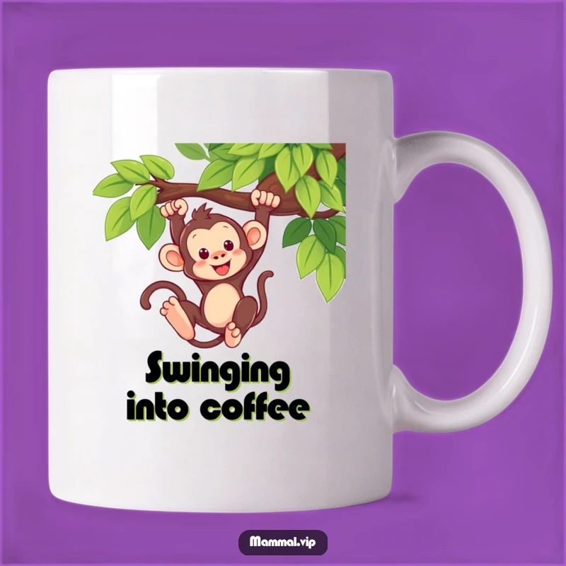 Funny Monkey Swing Mug: Go Bananas with Fun! Perfect Gift!