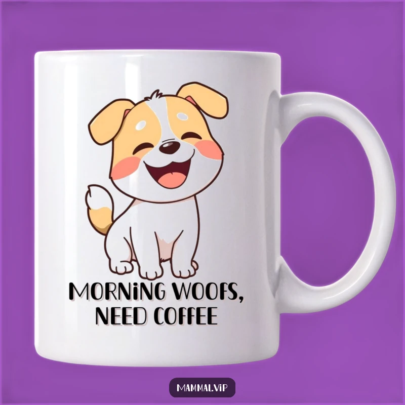 Funny Joyful Dog Barking Mug - Perfect Playful Pet Gift
