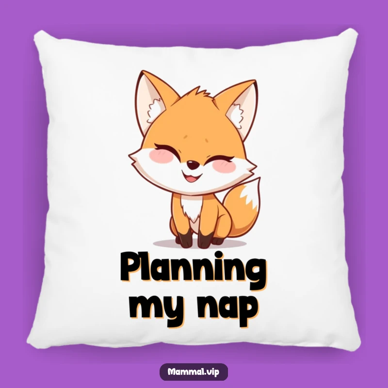 Funny Fox Sneaking Pillow: Cozy Mischief Cushion, Adorable Funny Gift