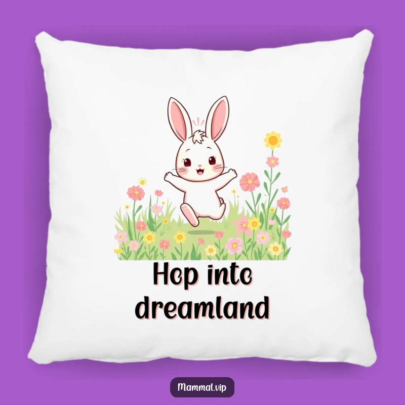 Funny Rabbit Pillow: Soft Bouncy Hopper, Cozy Funny Gift