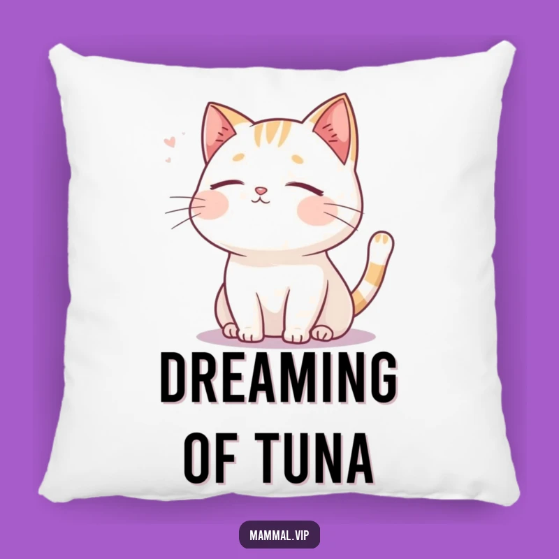 Funny Serene Cat Pillow - Cozy Breeze Character Cushion