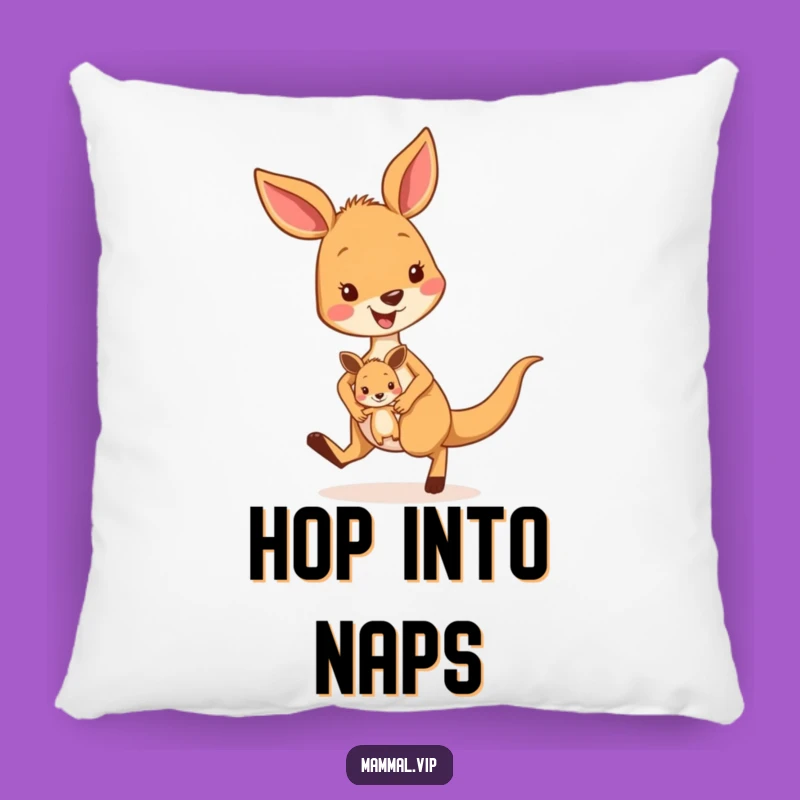 Funny Kangaroo Hopping Pillow - Cozy Comfort and Hilarious Gift!