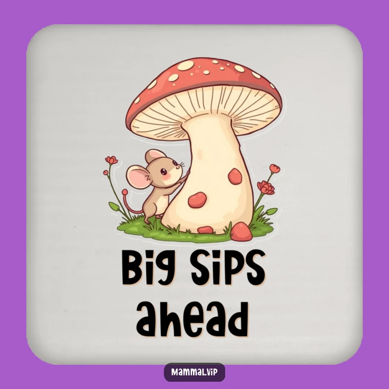 Funny Mouse Coaster: Whimsical Protection for Your Surfaces