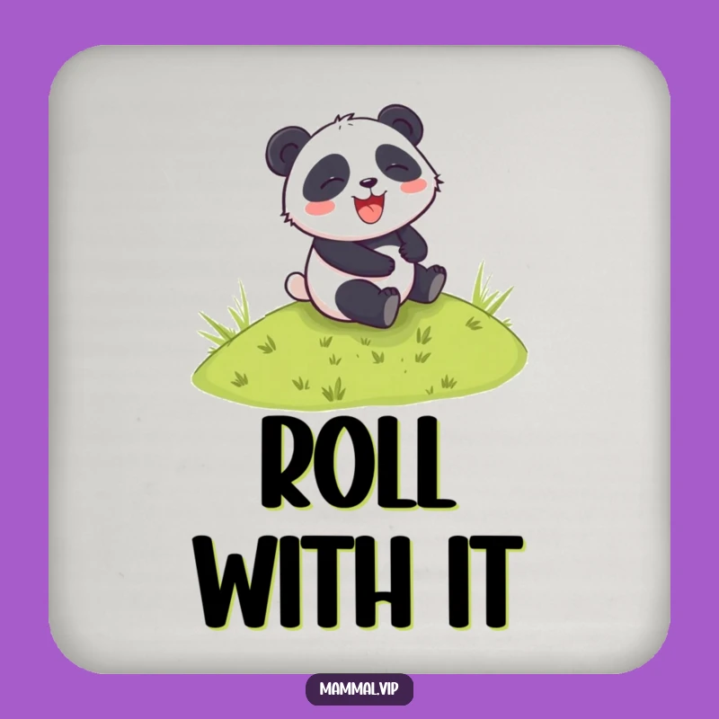 Funny Panda Drink Coaster: Protect Surfaces with Giggles!