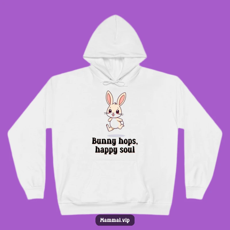 Cozy Funny Bunny Hoodie: Warm and Energetic Animal-Themed Apparel