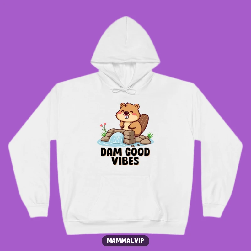 Funny Beaver Dam Builder Hoodie - Cozy and Hilarious Gift for All!