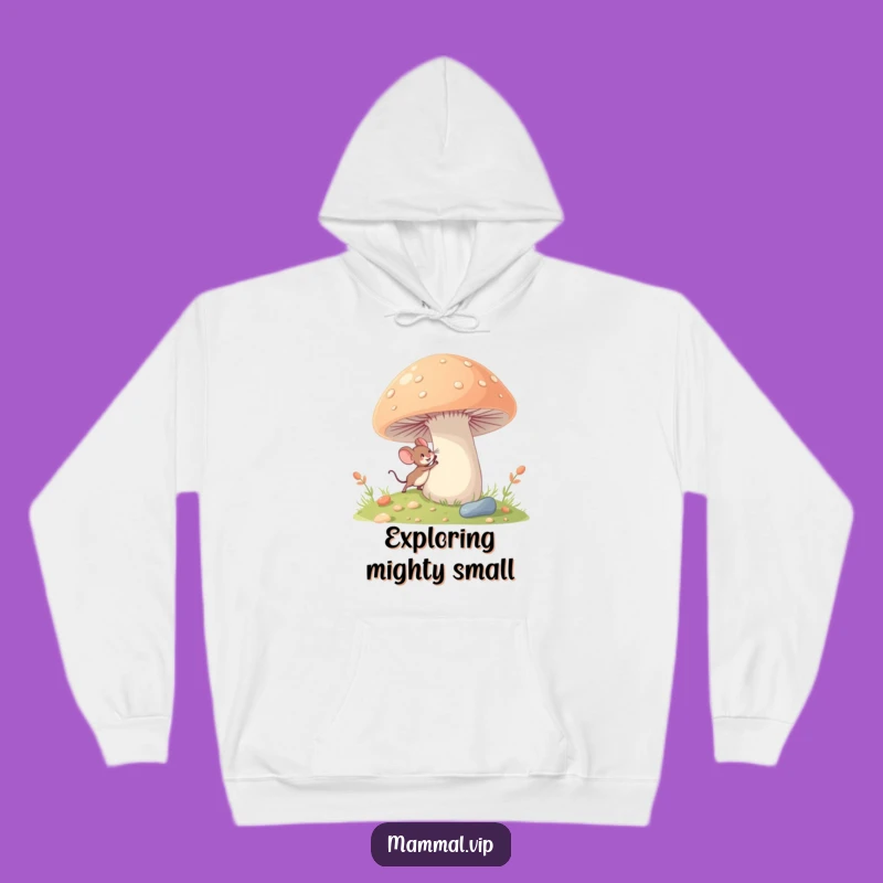 Funny Mouse Hoodie: Cozy Explorer Character, Ultimate Funny Gift