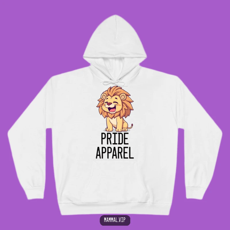 Funny Proud Lion Hoodie: Cozy Roar Humor, Perfect Majestic Gift for Comfort Seekers