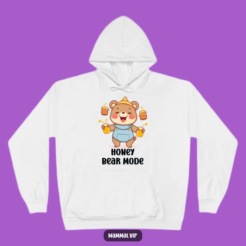 Funny Bear Honey Hoodie: Cozy and Hilarious Animal Lover Gift