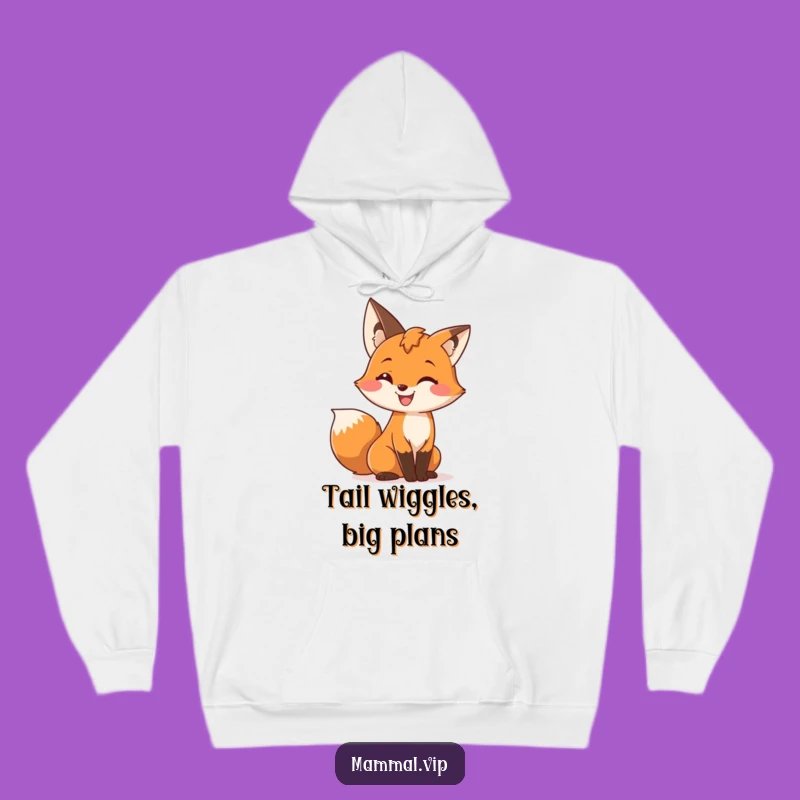 Cozy Funny Fox Hoodie: Warm and Playful Animal-Themed Apparel