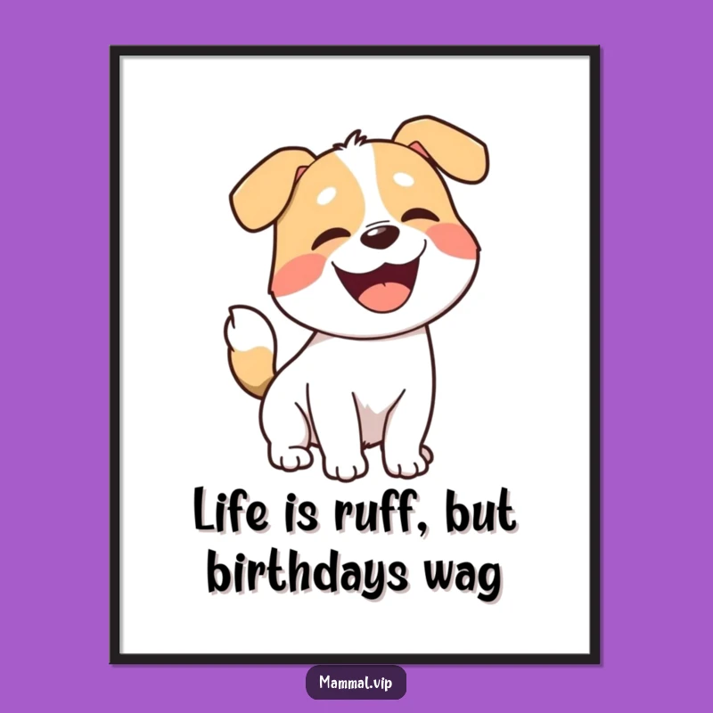 Free Printable Dog Art: Funny Barking Pup Downloadable Wall Decor for Pet Lovers