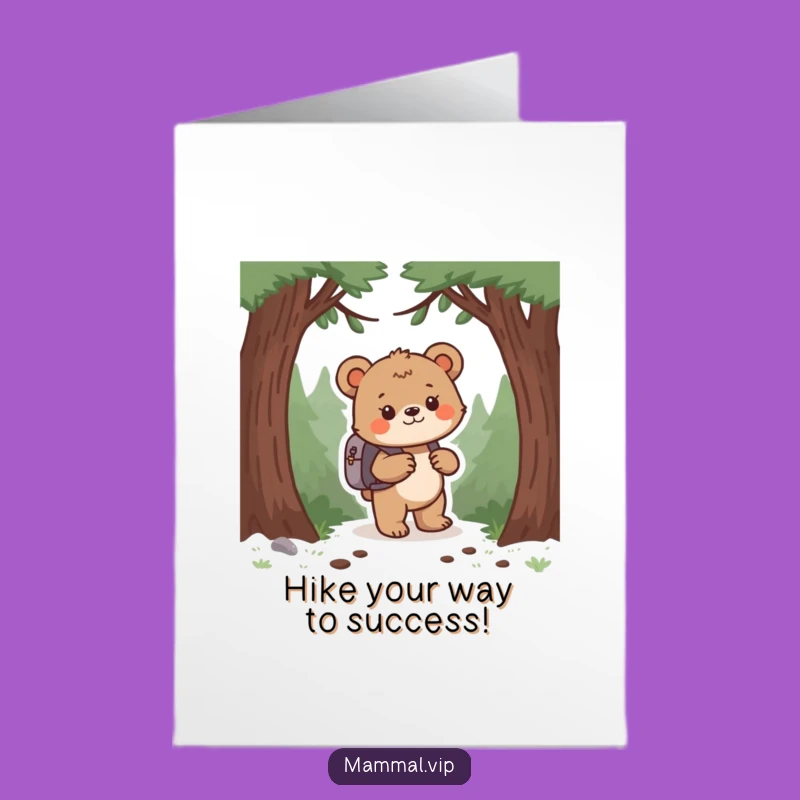 Free Printable Bear Cub Congrats Card: Hilarious Downloadable Gift for Big Wins!