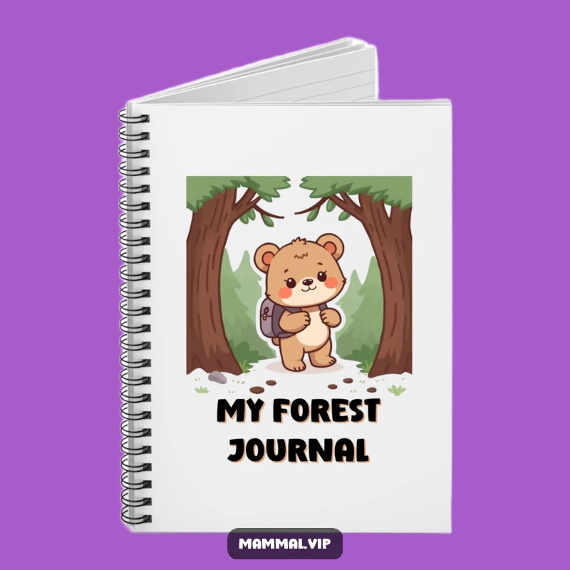 Funny Bear Cub Adventure Notebook - Journal Your Explorations Gift