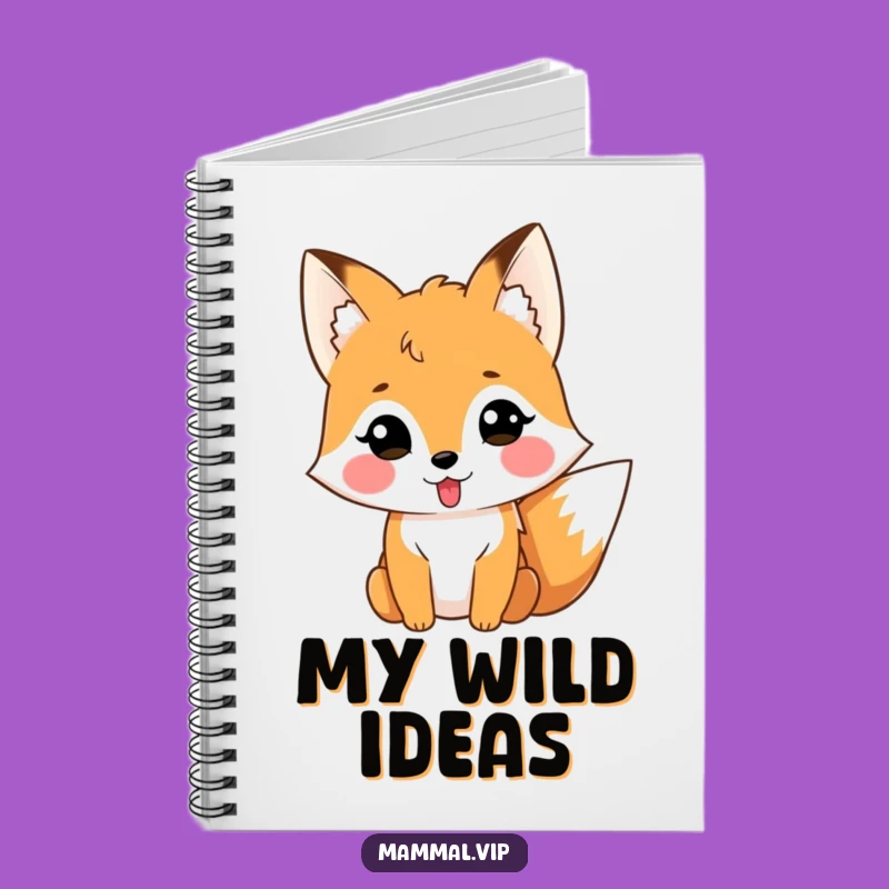 Funny Fox Tongue Notebook: Jot Down Playful Ideas, Silly Gift