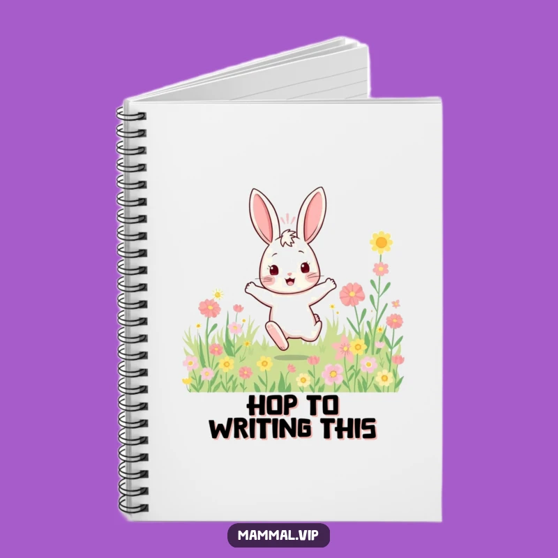 Funny Rabbit Notebook: Bouncy Hopper's Journal, Idea-Filled Funny Gift