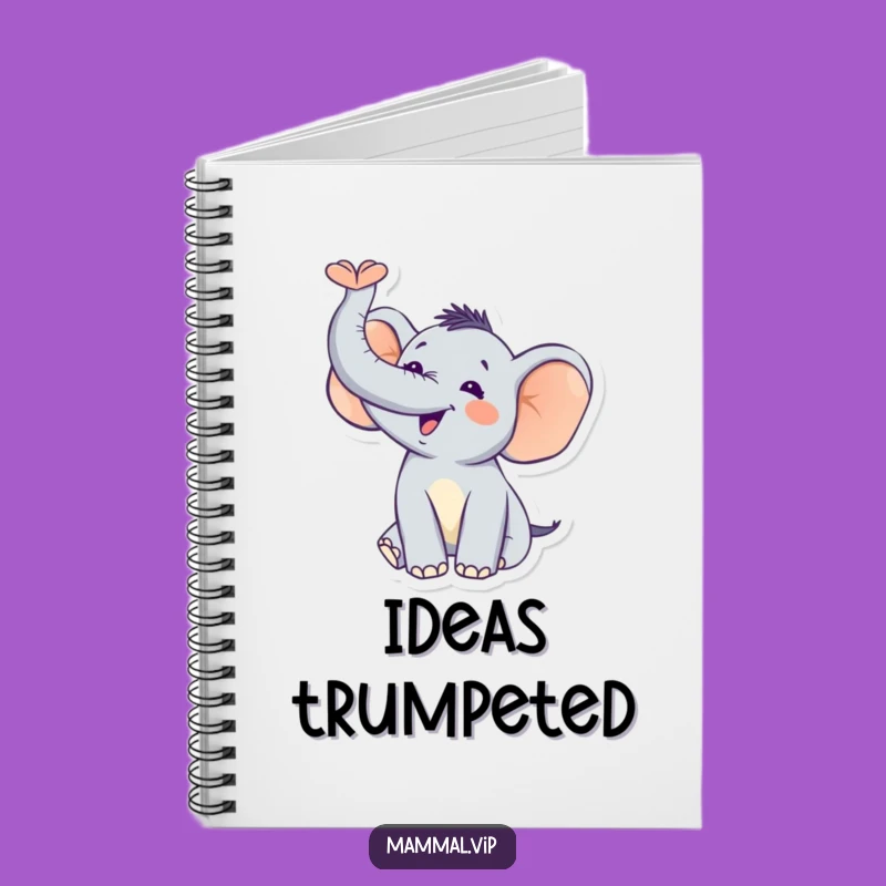 Funny Elephant Trumpet Notebook: Record Your Joyful Moments!
