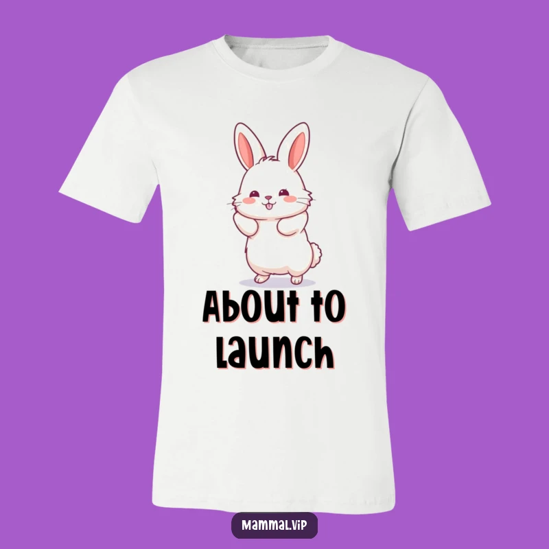 Funny Jumping Rabbit T-Shirt: A Humorous Gift for Energetic Souls