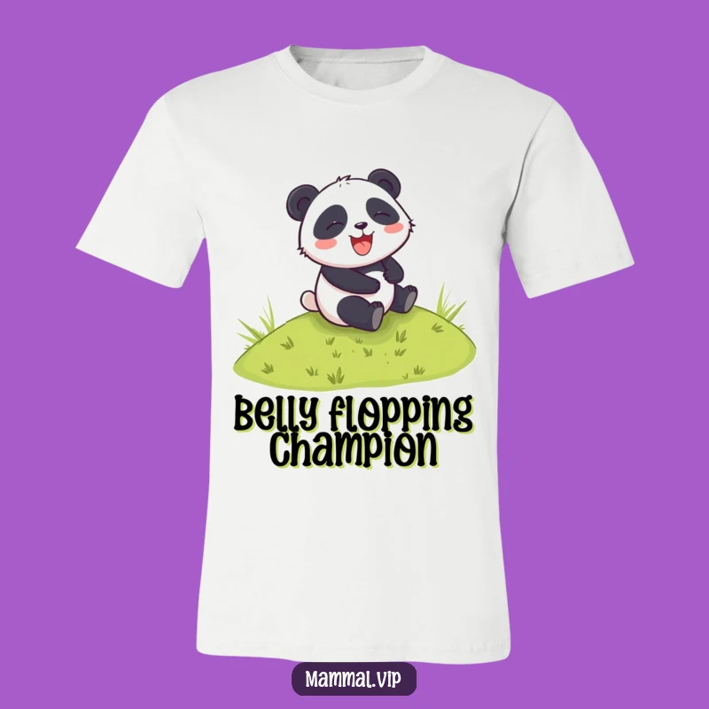Funny Panda T-Shirt: Giggles Guaranteed from this Rolling Character!