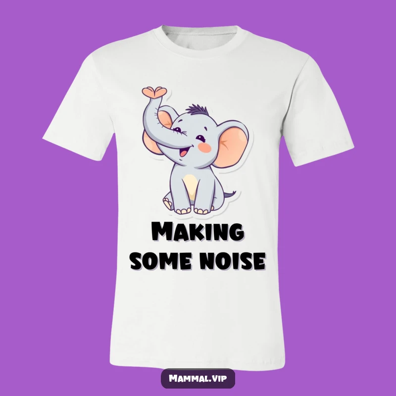 Funny Elephant Trumpet T-Shirt: Express Your Joy Loudly!