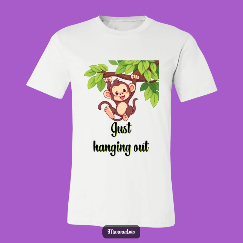 Funny Monkey Swing T-Shirt: Go Wild with Style!