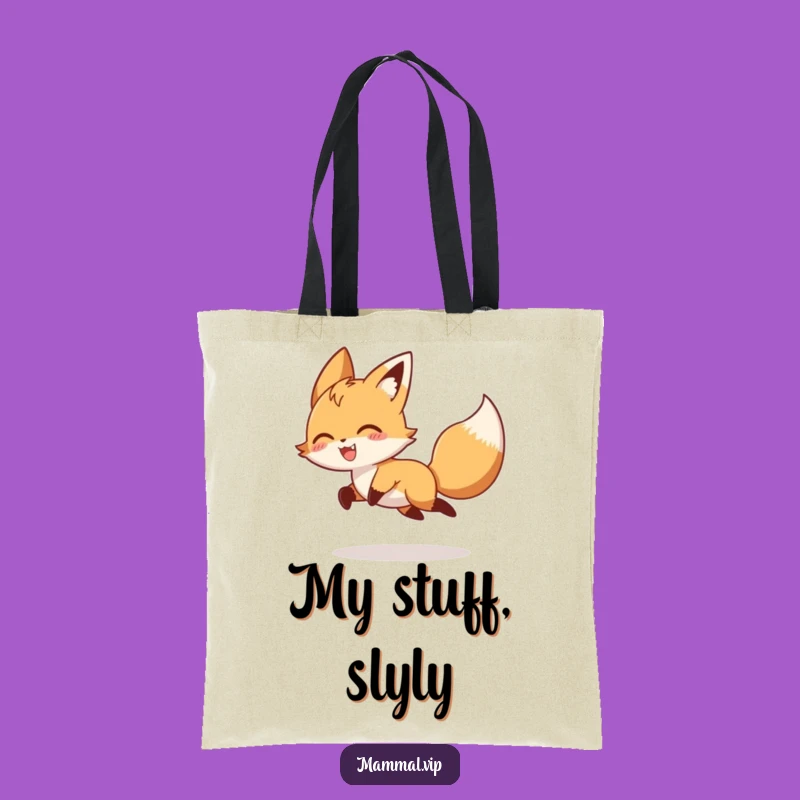 Funny Fox Chasing Tote Bag: A Hilarious Animal Accessory Gift