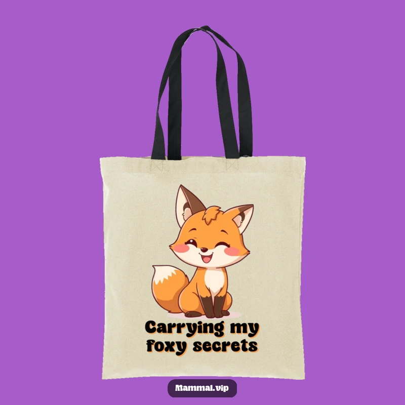 Funny Fox Tail Tote Bag: Carry Your Essentials with Foxy Charm