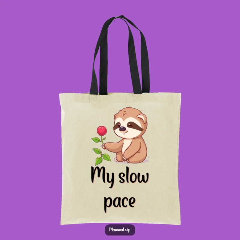 Funny Sloth Berry Reach Tote Bag - Cute & Practical Accessory